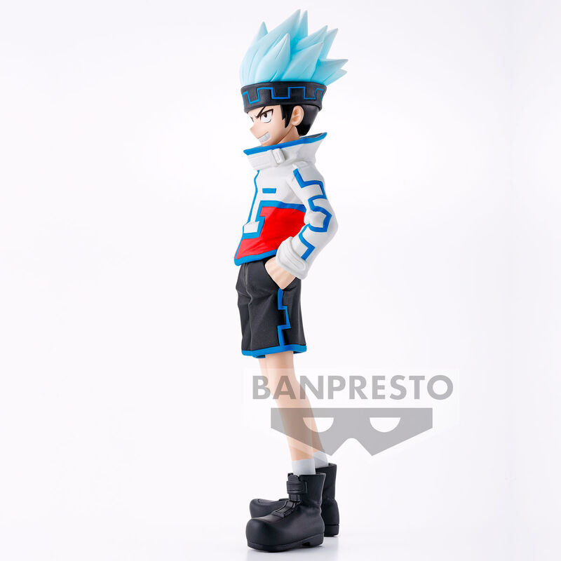 Profil latéral de la figurine Horohoro Shaman King avec accessoires et finitions précises