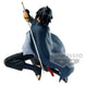 Photo d'ensemble de la figurine Sasuke Uchiha en pied sur socle, parfaite pour collection