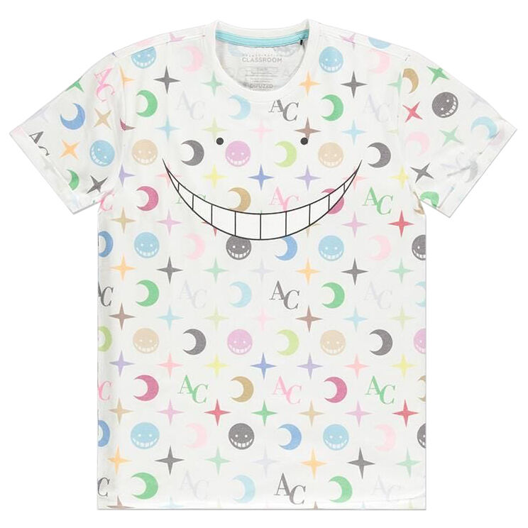 T-shirt Koro Sensei Assassination Classroom de face avec design coloré et logo DIFUZED