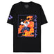 T-shirt Sasuke Naruto Shippuden en coton blanc avec illustration détaillée du personnage Sasuke Uchiha de face