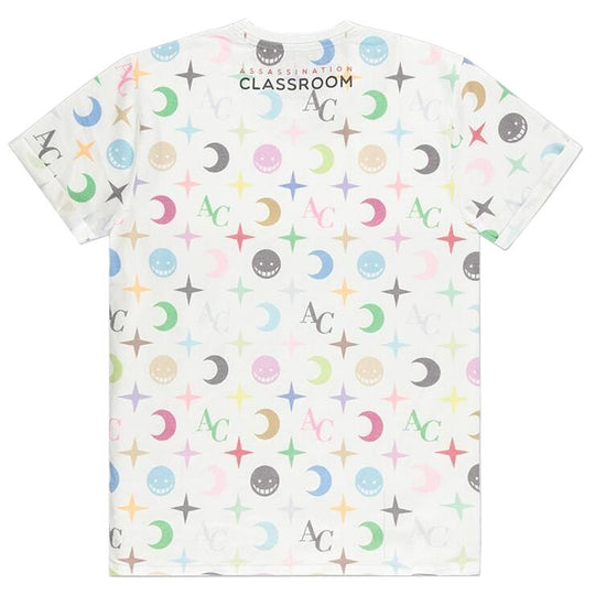 Vue détaillée du tissu et de l'impression du t-shirt Koro Sensei Assassination Classroom