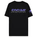 Vue arrière du t-shirt Sasuke Naruto Shippuden montrant la qualité du tissu et la coupe ajustée DIFUZED