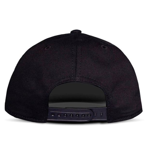 Détail de la broderie Doctor Strange sur la casquette DIFUZED en coton