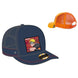 Casquette Naruto junior PIERROT vue de face avec logo distinctif orange et noir