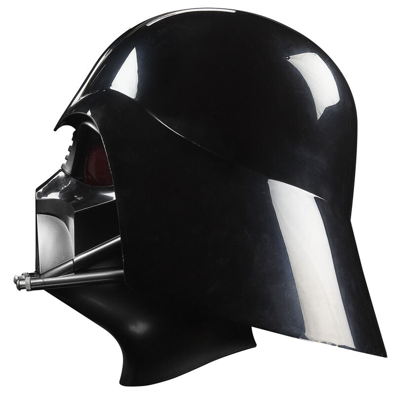 Casque Obi Wan Kenobi et Dark Vador assemblés sur leur base d’exposition officielle HASBRO