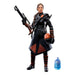 Gros plan sur le visage de la figurine Fennec Shand de Star Wars Boba Fett