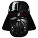 Zoom sur les points de connexion magnétiques entre le masque, le col et la capuche du casque Dark Vador
