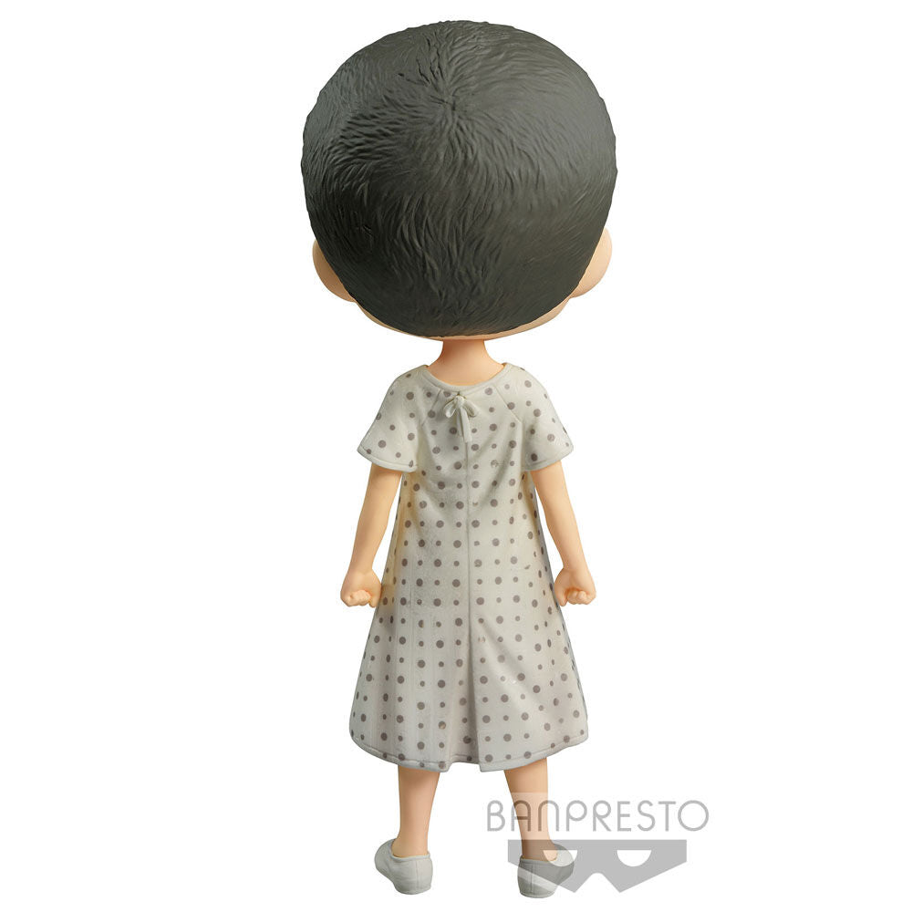 Vue arrière de la figurine BANPRESTO Eleven avec texture des vêtements et coiffure réaliste