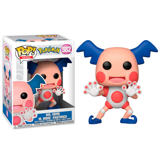 Figurine Funko POP Mr. Mime Pokémon en vinyle de 9 cm dans sa boîte cadeau colorée