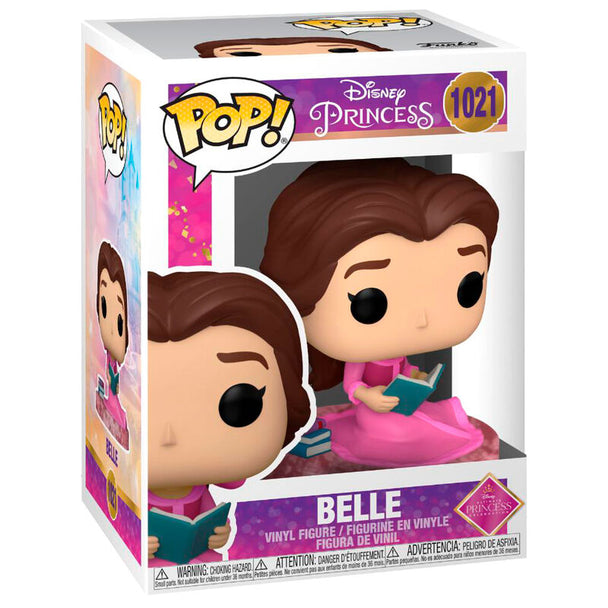 Détail de la figurine Funko POP Ultimate Princess Belle montrant les couleurs et finitions précises