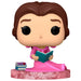 Vue latérale de la boîte collector de la figurine Funko POP Ultimate Princess Belle Disney