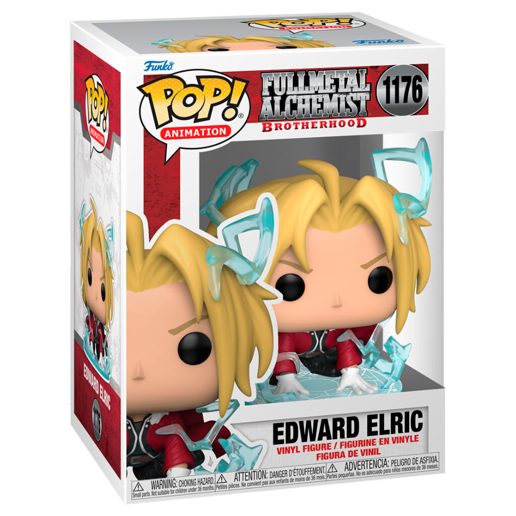 Comparaison entre la figurine Edward Elric standard et la version Chase côte à côte
