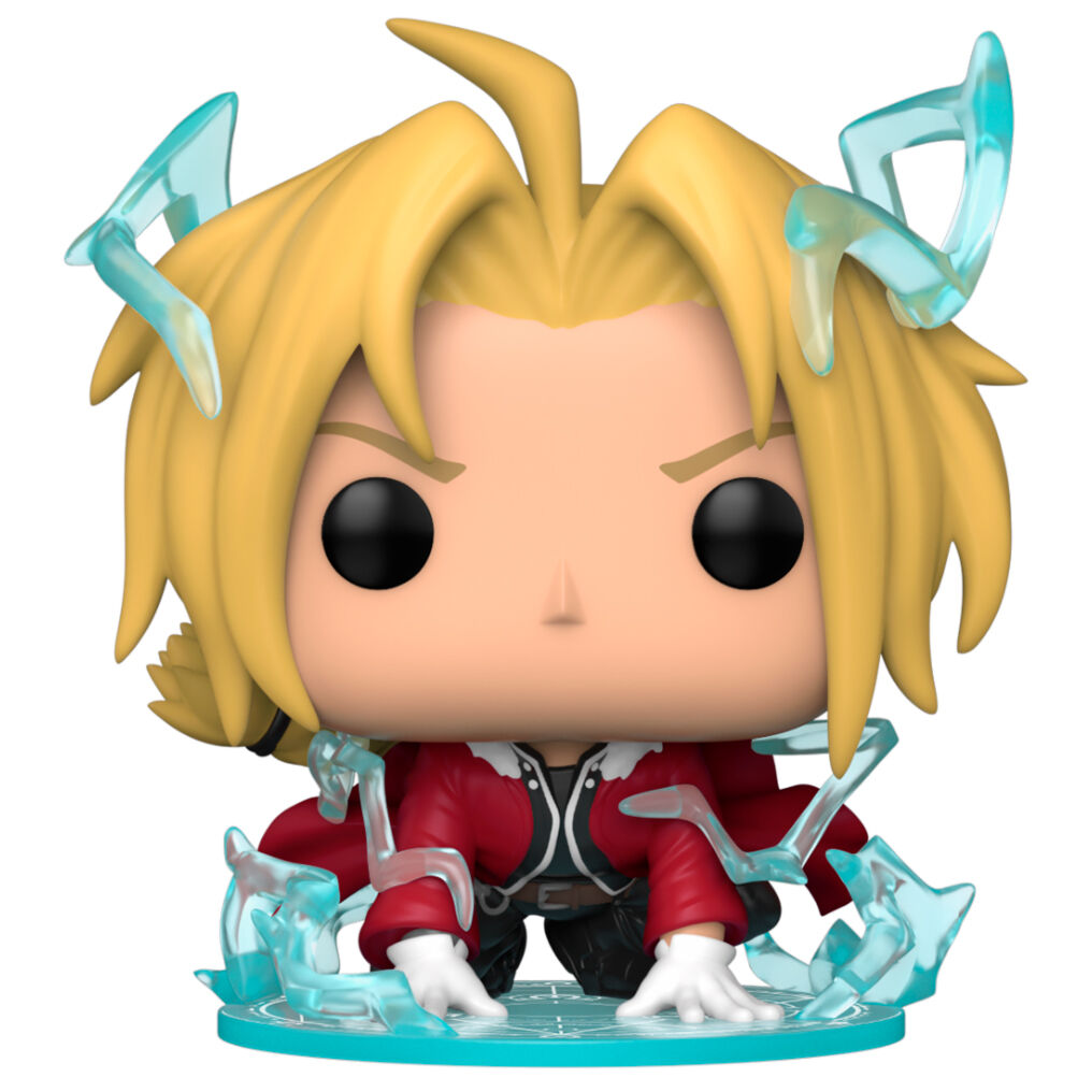 Ensemble complet des 7 images montrant différents angles et détails de la figurine Funko POP Edward Elric