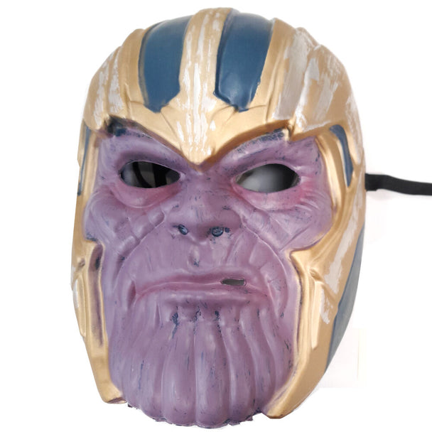 Masque enfant Thanos officiel Avengers Marvel par RUBIES, avec design fidèle et confortable pour déguisement.