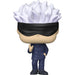 Figurine Funko POP Gojo Satoru de Jujutsu Kaisen en vinyle de 9 cm, présentée dans sa boîte cadeau officielle