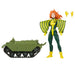 Vue rapprochée de la figurine articulée Siryn Marvel Legends montrant les détails du visage