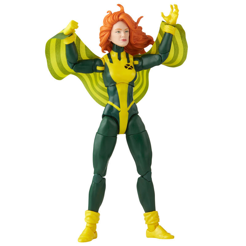 Image de la figurine Siryn Marvel Legends montrant les couleurs vives et le costume fidèle
