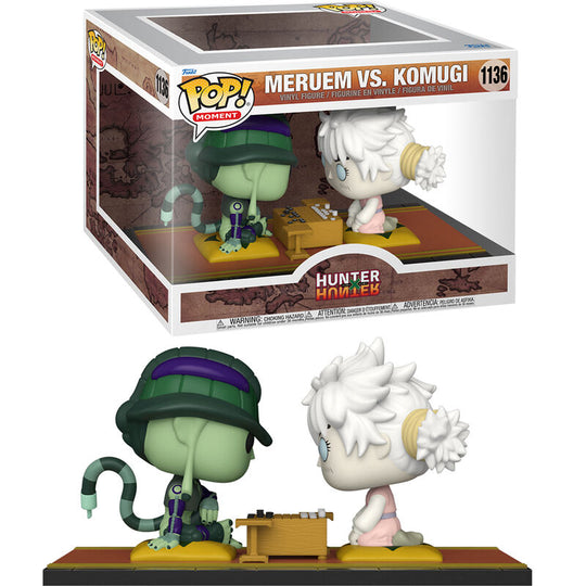 Figurine POP Hunter X Hunter Komugi et Meruem face à face en détail haute qualité FUNKO