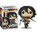Figurine Funko POP Mikasa Ackermann de 9 cm en vinyle avec détails précis du personnage d'Attack On Titan