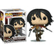Figurine Funko POP Mikasa Ackermann de 9 cm en vinyle avec détails précis du personnage d'Attack On Titan