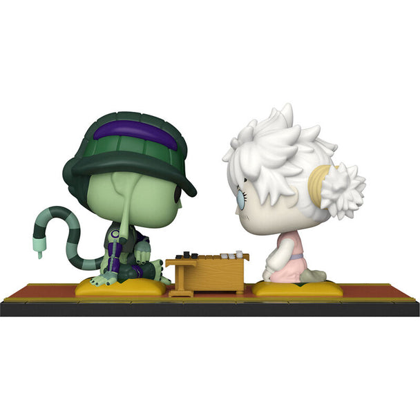 Vue latérale de la figurine Komugi vs Meruem Hunter X Hunter avec couleurs vives et finition soignée