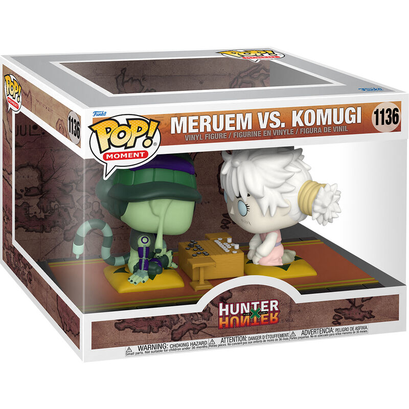Packaging officiel FUNKO de la figurine POP Hunter X Hunter Komugi vs Meruem avec design attractif