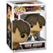 Boîte collector Funko POP contenant la figurine Eren Jaeger d'Attack On Titan, idéale pour les fans