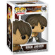 Boîte collector Funko POP contenant la figurine Eren Jaeger d'Attack On Titan, idéale pour les fans