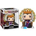 Figurine Funko POP de la Reine Maléfique Disney assise sur son trône avec sa couronne et cape détaillées