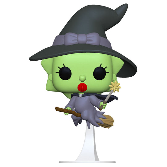 Figurine Funko POP Witch Maggie des Simpsons en vinyle de 9 cm avec boîte cadeau visible