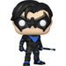 Boîte vitrine de la figurine Funko POP Nightwing montrant le packaging officiel sous licence DC Comics