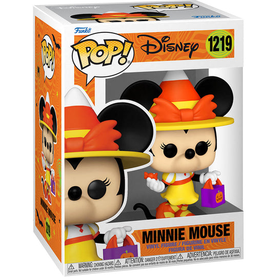 Emballage de la figurine Funko POP Minnie Disney Trick or Treat avec logo officiel Funko