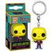 Porte-clés Jack Skellington suspendu à un trousseau de clés, illustrant sa taille compacte et son design élégant
