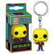 Porte-clés Jack Skellington suspendu à un trousseau de clés, illustrant sa taille compacte et son design élégant