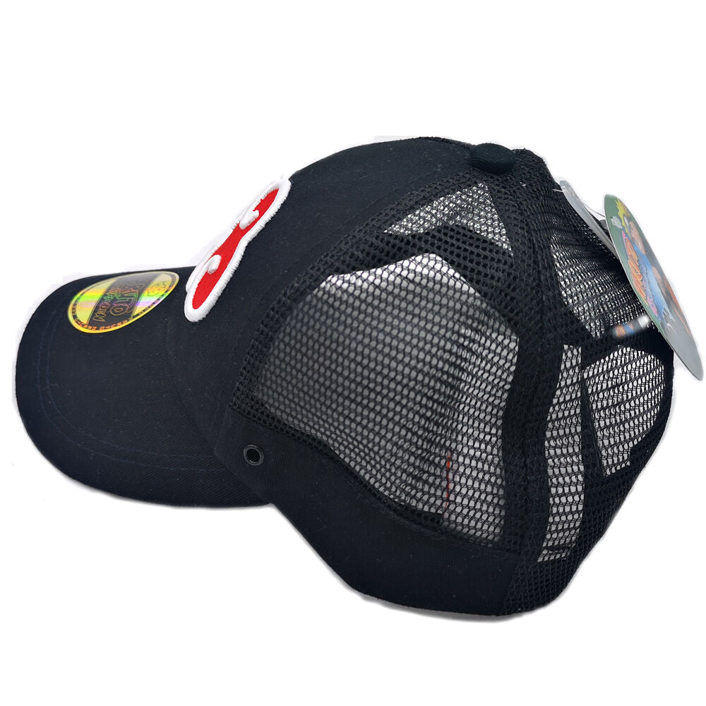 Détail de l'intérieur de la casquette Naruto junior PIERROT avec bande de confort ajustable