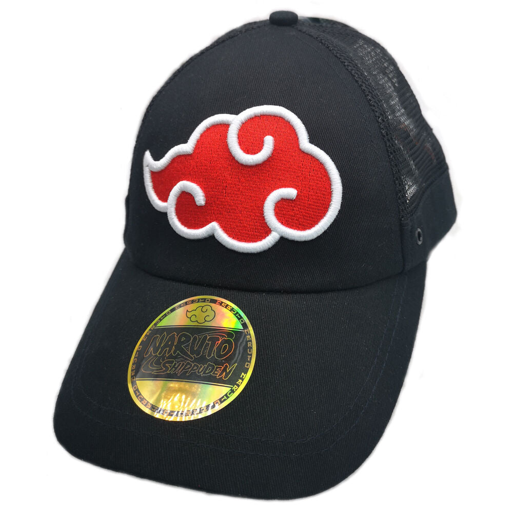 Profil latéral de la casquette Naruto junior PIERROT montrant la qualité des coutures et le design
