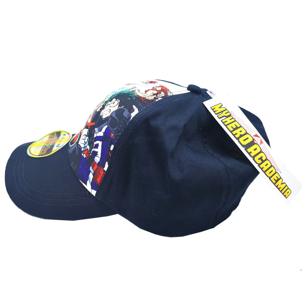 Vue arrière de la casquette junior BONES avec fermeture ajustable et design manga