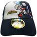 Profil gauche de la casquette My Hero Academia montrant les détails du tissu et la qualité de fabrication