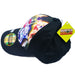 Détail du tissu et de la broderie sur la casquette Hunter X Hunter taille 56-58