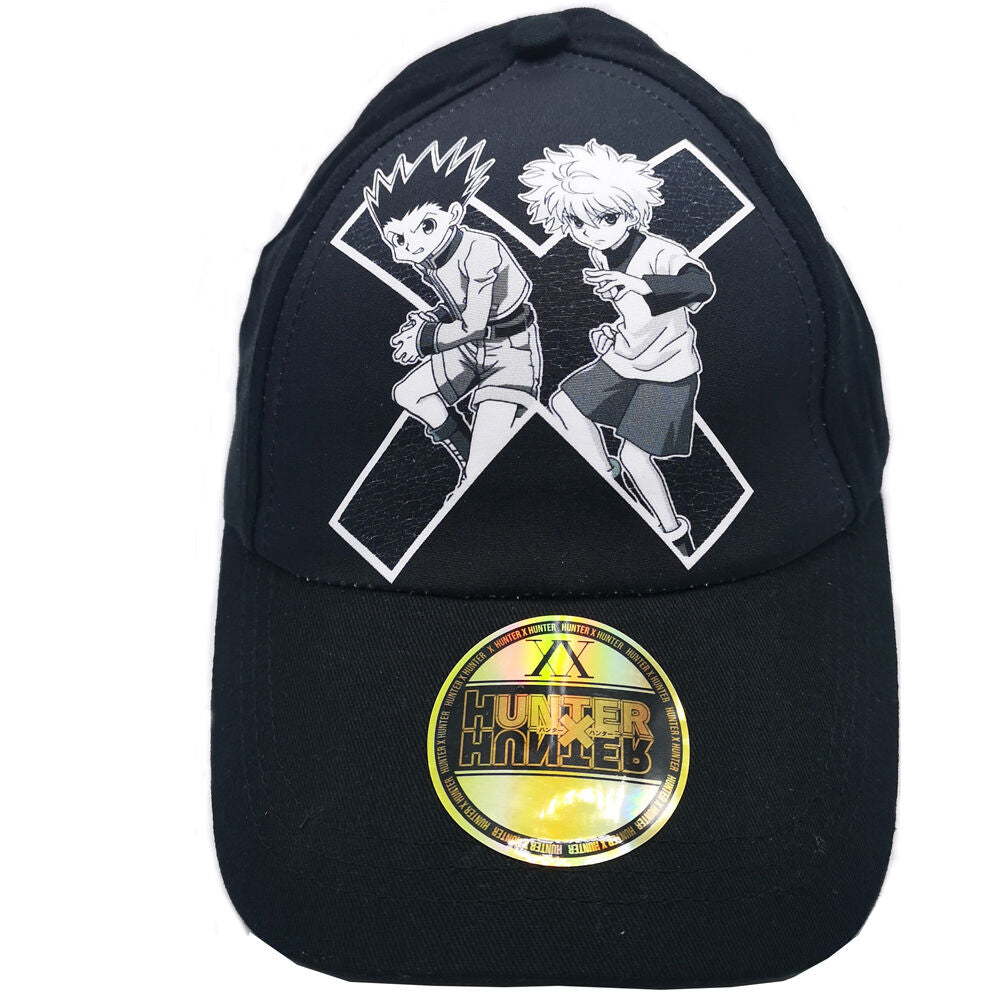 Vue de face de la casquette junior Hunter X Hunter taille 56-58 avec logo Creageek Multivers