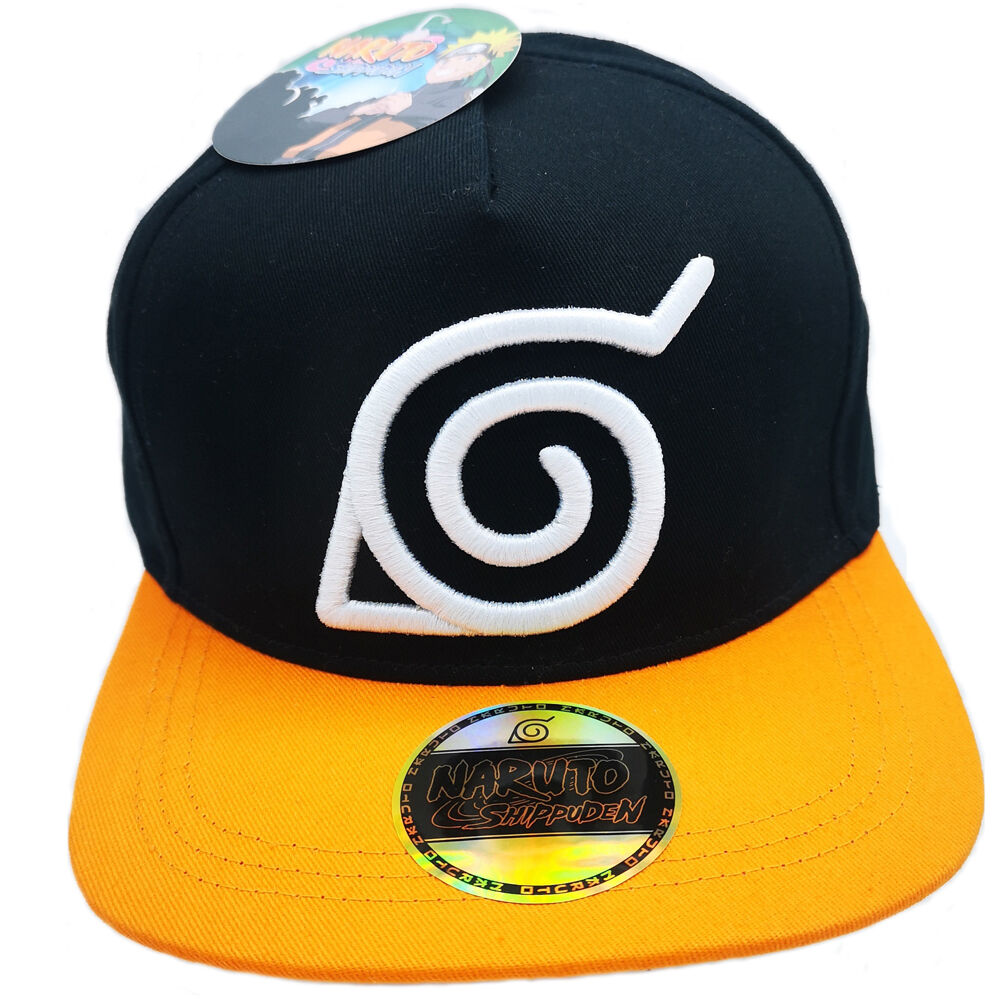 Casquette Naruto junior PIERROT vue de face avec broderie détaillée