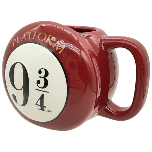 Mug 3D Harry Potter Platform 9 3/4 avec design détaillé et couleurs vives, produit officiel KIDS LICENSING