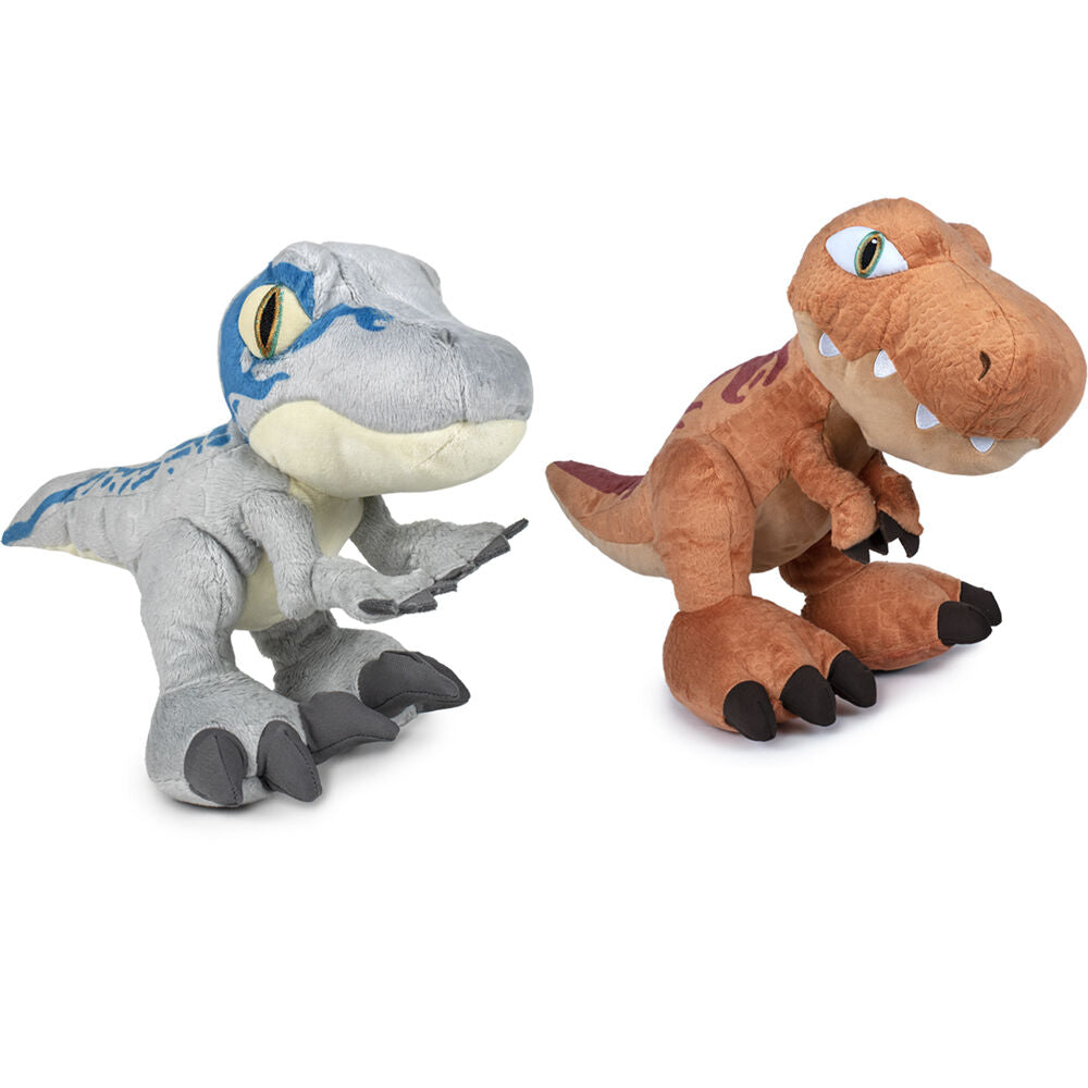 Peluche Jurassic World PLAY BY PLAY de 46 cm vue de face avec détails réalistes