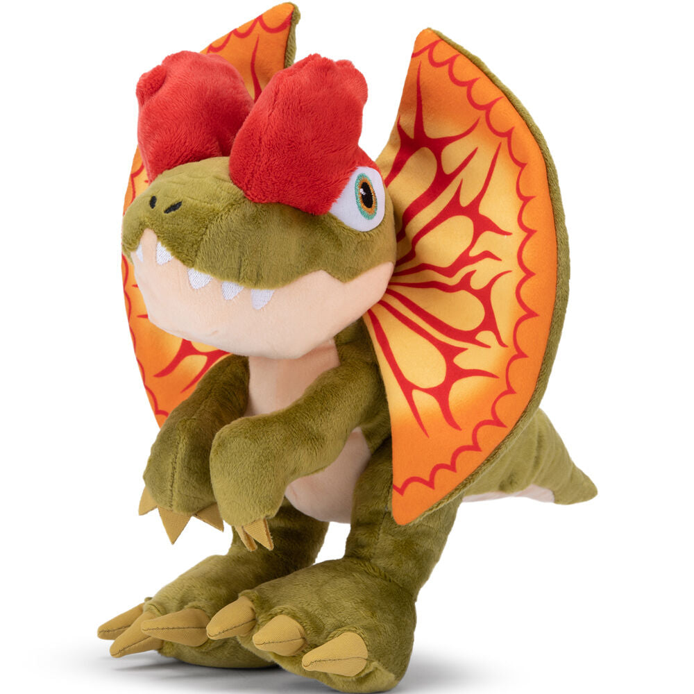 Image de la peluche Jurassic World 25cm montrant son design fidèle au film
