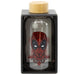 Vue latérale de la bouteille Marvel Deadpool avec illustration colorée du personnage