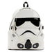 Vue avant du sac à dos Loungefly Star Wars lenticulaire 25cm en simili cuir vegan avec détails embossés