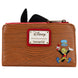 Intérieur du portefeuille Loungefly Disney Pinocchio montrant les 14 emplacements pour cartes et le porte-identité transparent