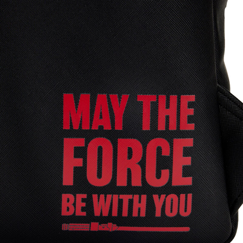 Intérieur avec doublure coordonnée imprimée du sac à dos Loungefly Star Wars Trilogie Préquelle
