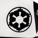 Photo du sac à dos Star Wars porté montrant son design compact et stylé