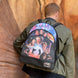 Vue arrière complète du sac à dos Loungefly Star Wars montrant le design et les bretelles